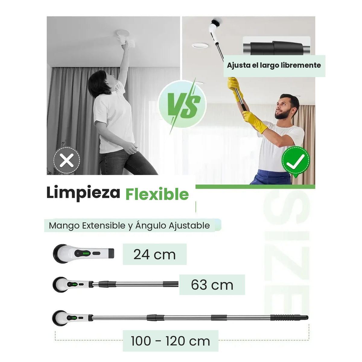 Cepillo Eléctrico de Limpieza 9 en 1