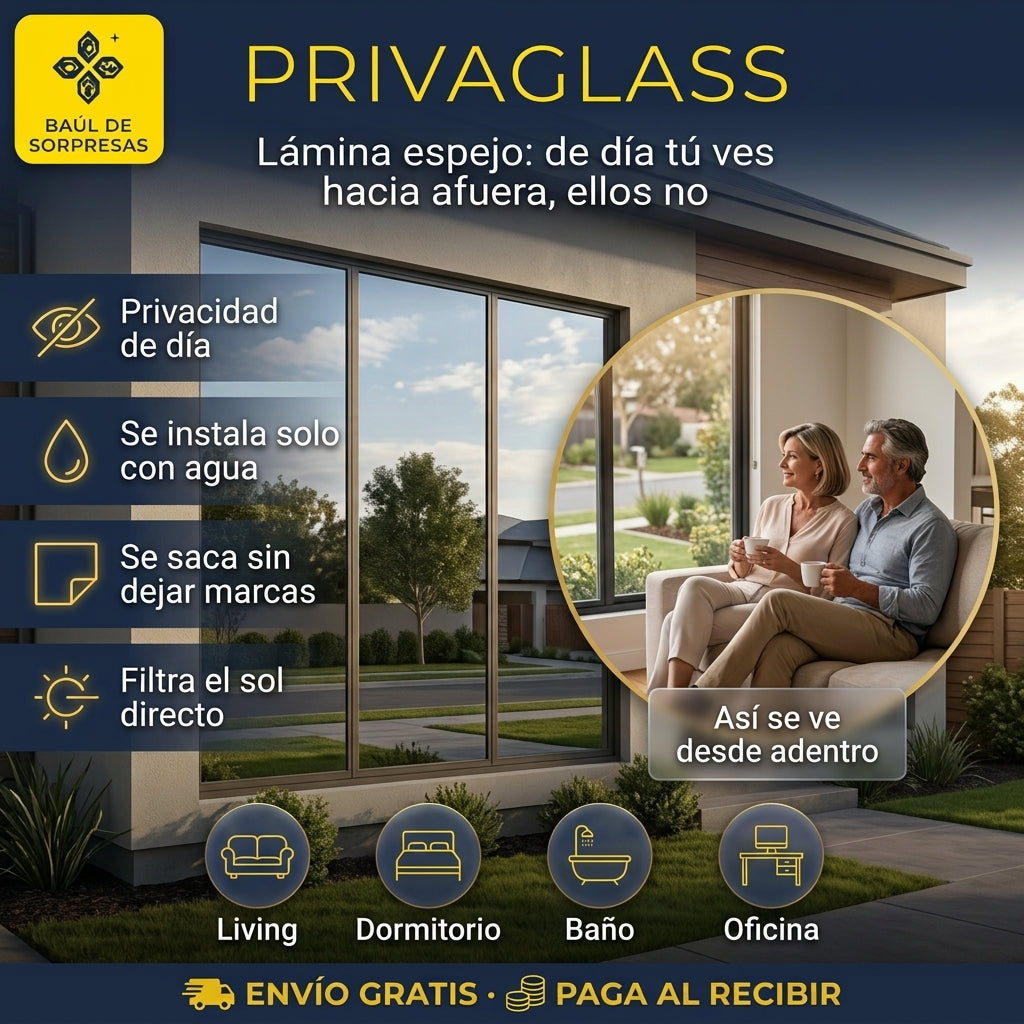 PrivaGlass, Lámina Privacidad Ventanas
