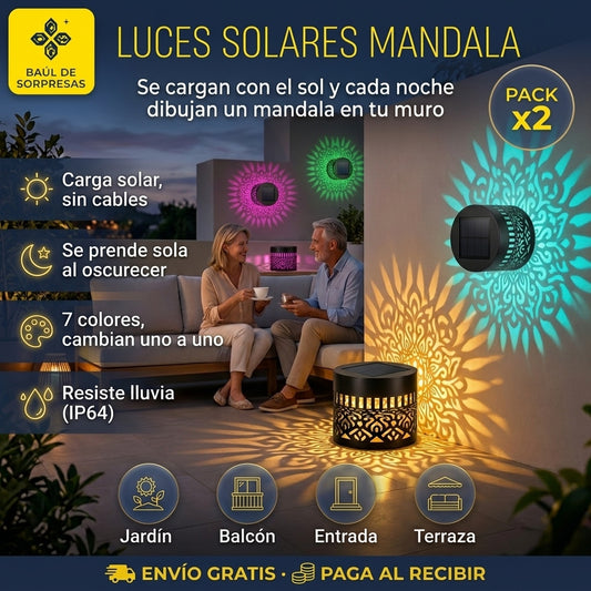 Luces Solares Mandala