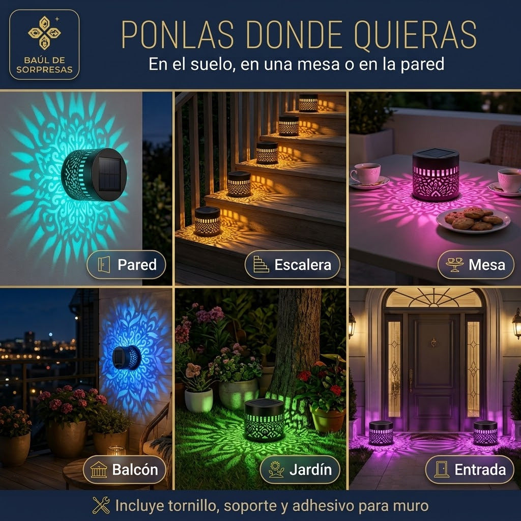 Luces Solares Mandala
