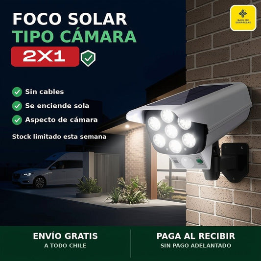 Foco Solar Tipo Cámara
